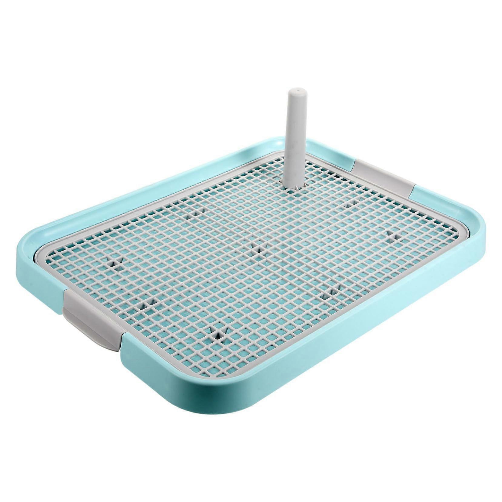 Puppy toilet for small dogs, elevated edge pet toilet for indoor use, promotes potty training for puppies.