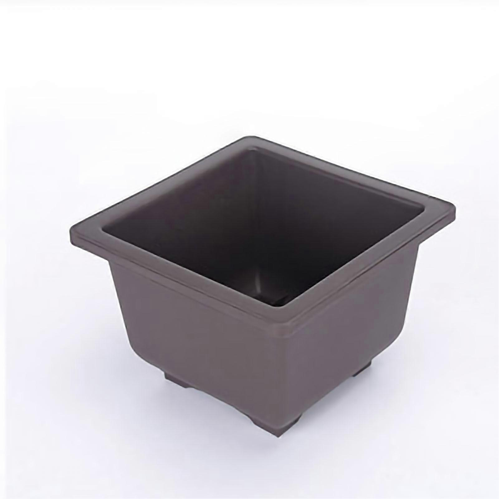 Rectangular Flower Pot Simple Stylish Drain Design Thickening Pot Succulent Planter with Tray
