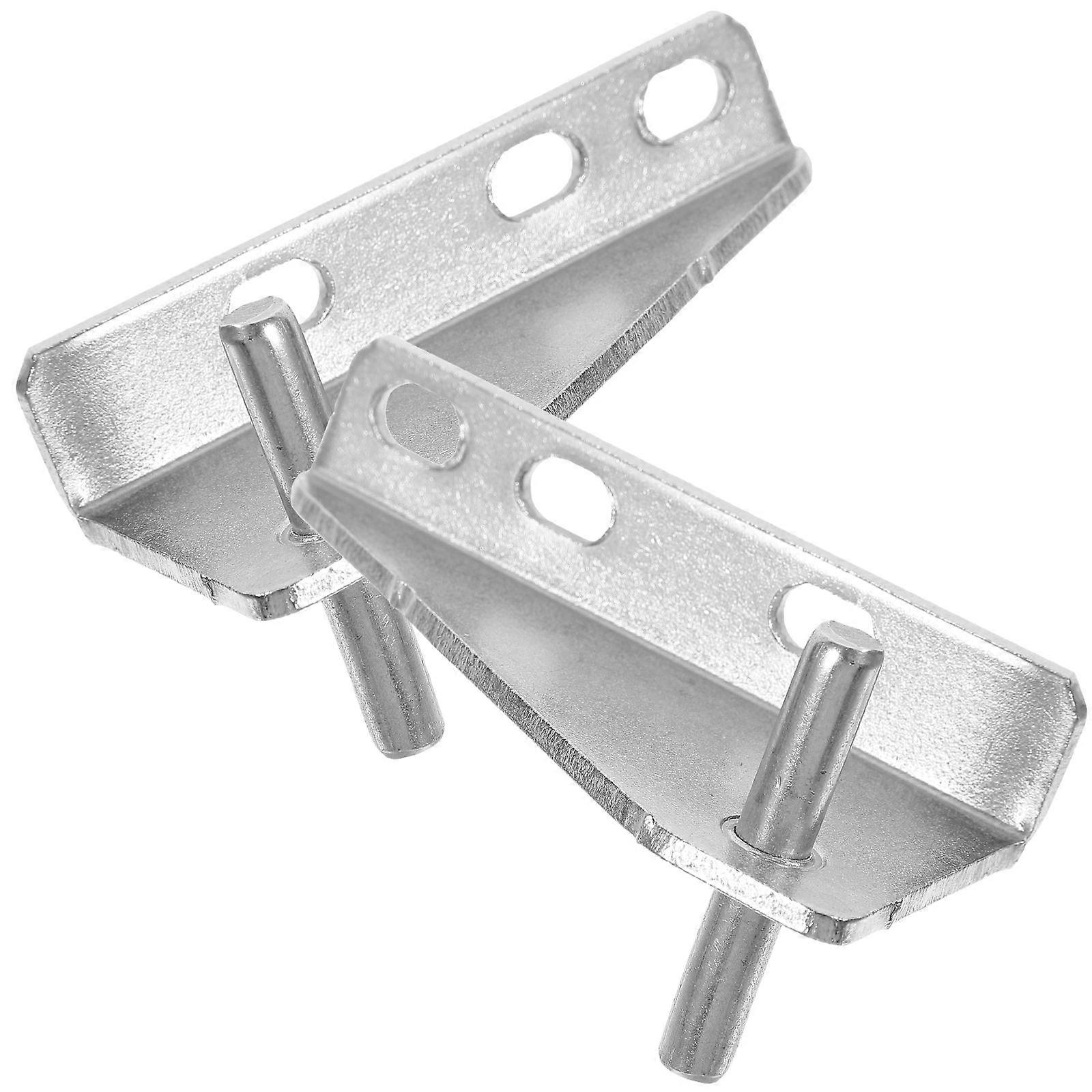 Refrigerator Hinge Freezer Door Hinge Home Kitchen Vibration Reduction Silver 2Pcs