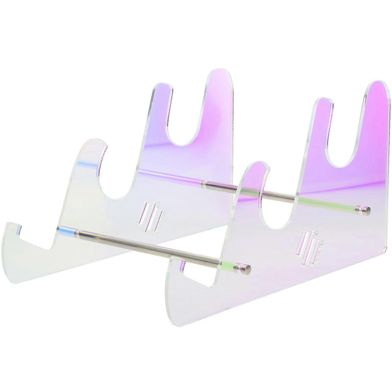 Mechanical Keyboard Stand 3 Tier Storage Organization Desk Decoration Multi-Colored 25x16Cm 1Set