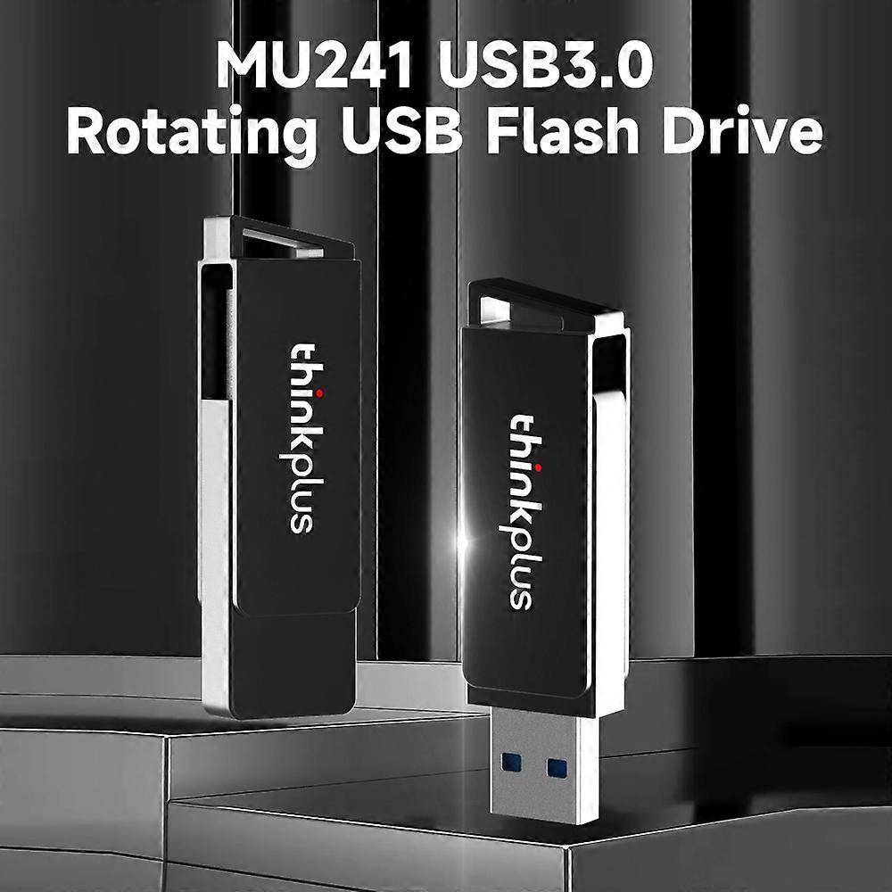 thinkplus MU241 64GB USB3.0 U Rotatable USB Flash Drive Metal U Disk High-speed Transmission Wide Compatibility