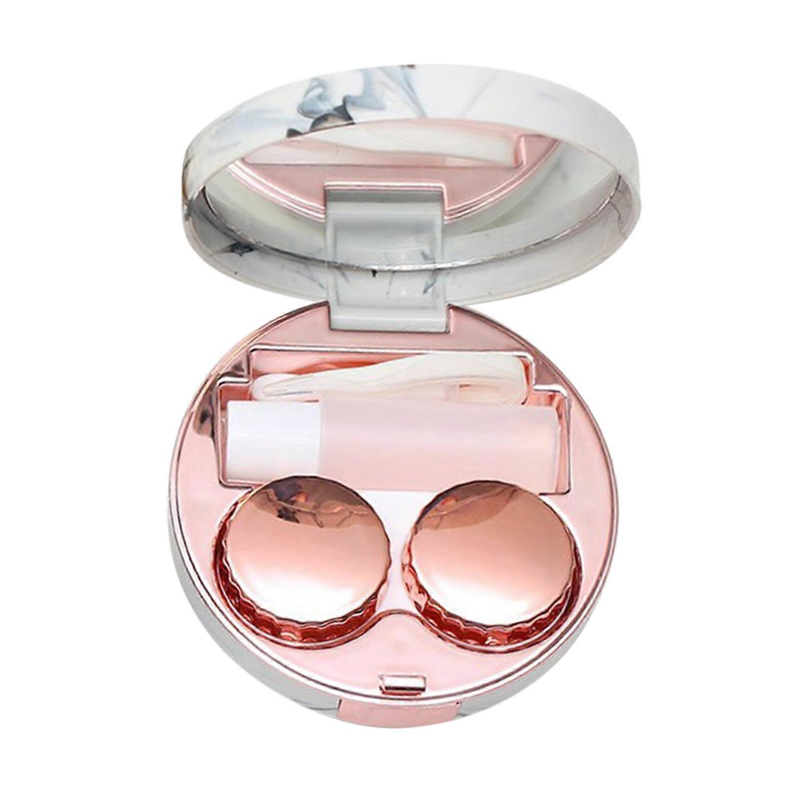 Contact Lens Case, Storage, Plastic, Simple, Portable, Reusable, Multicoloured