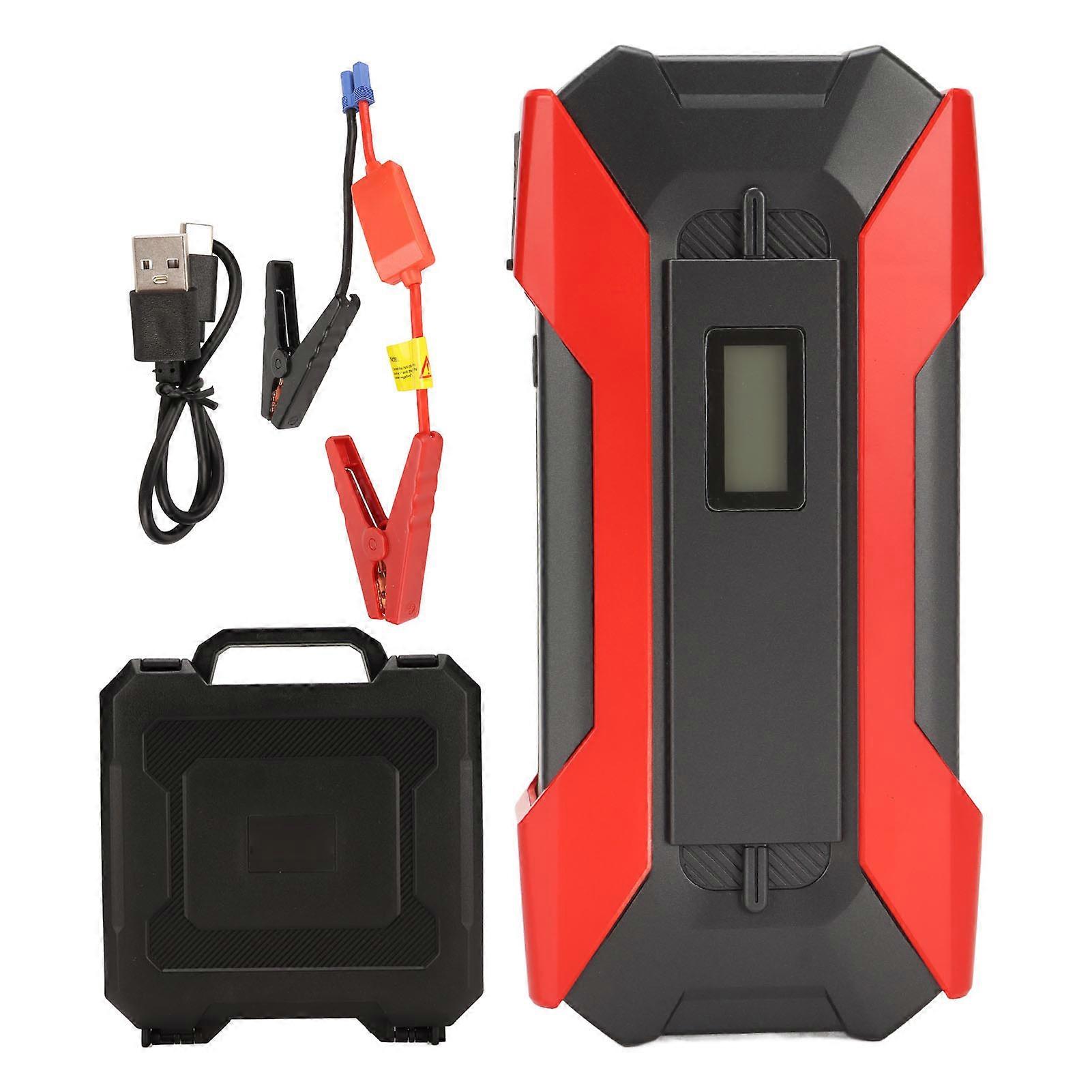 Auto 1500A 12000mAh USB Ricarica Rapida 3 Modalità di Luce LED Impermeabile Auto Jump Starter con Display LCD
