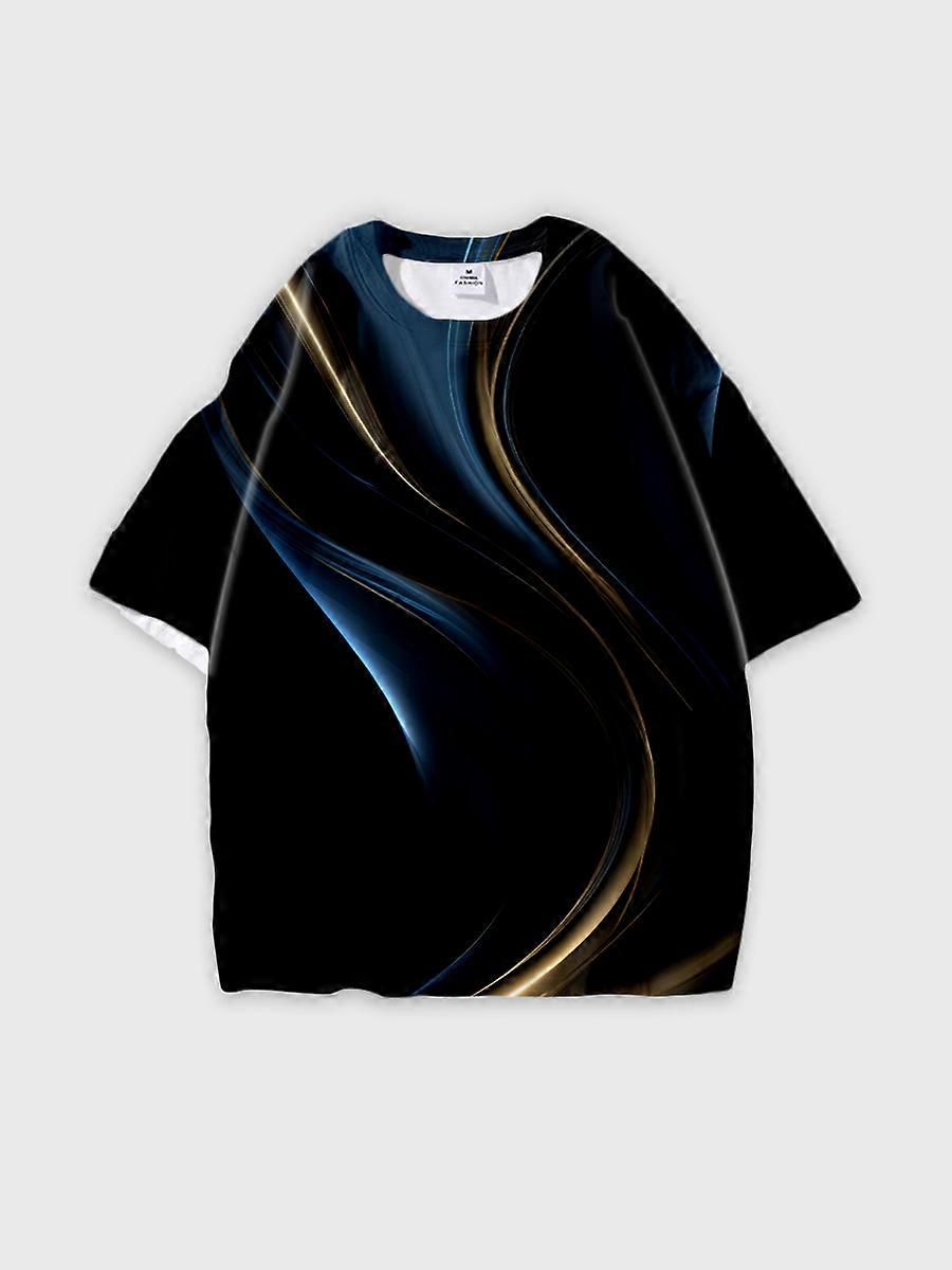 T-shirt round neck Pattern loose short sleeve JW3113