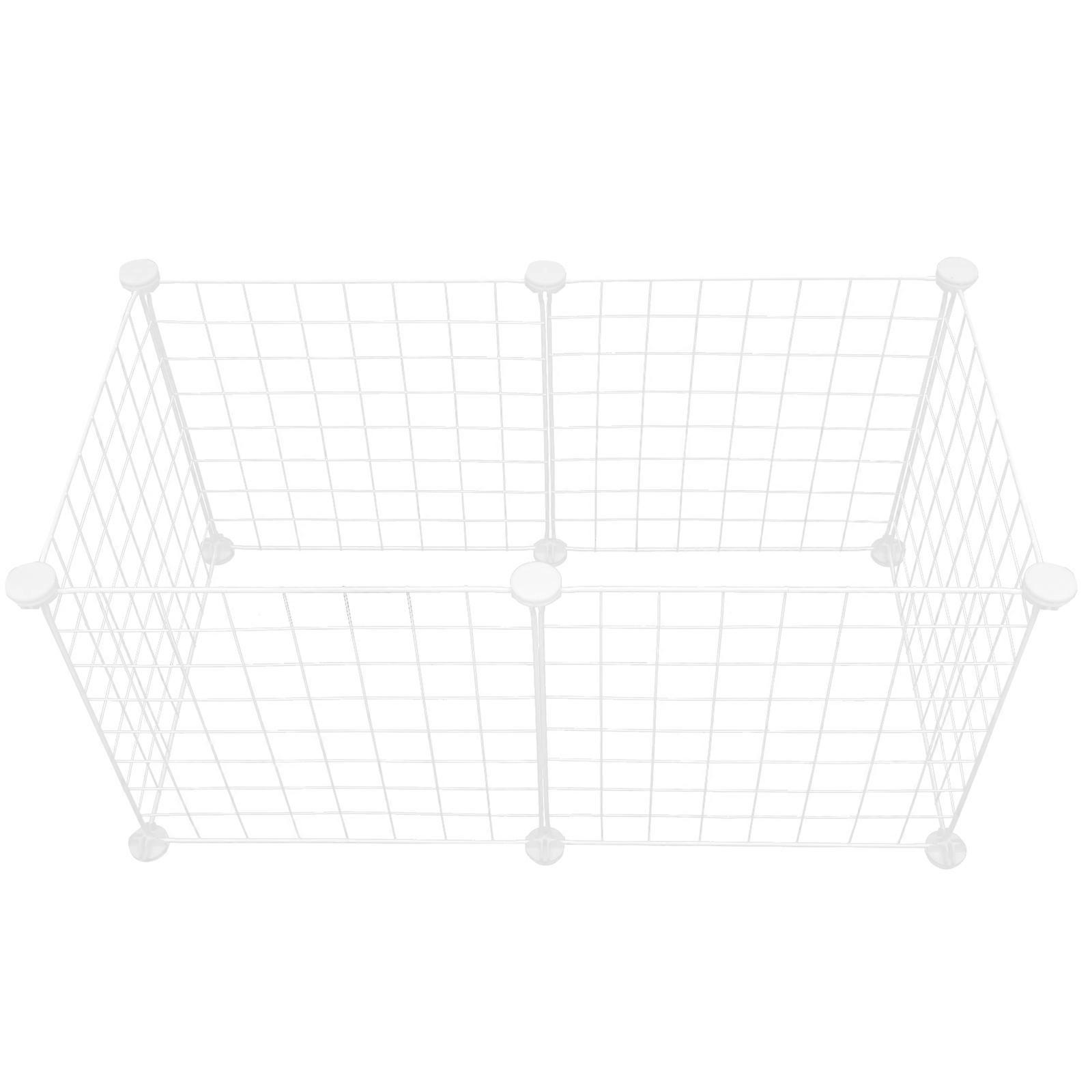 1 Set Breathable Pet Cage Kennel Wire Crate for Cats Bite Resistant