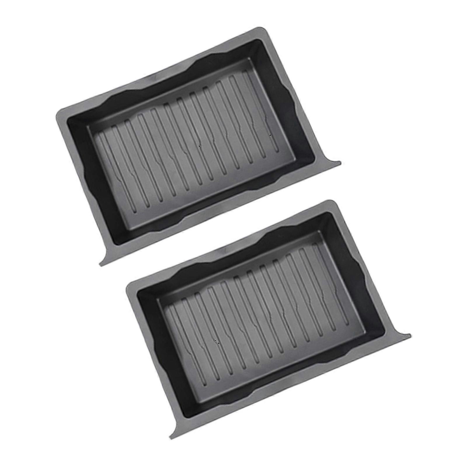 Under Seat Organizer Box For Y 2025 Nonslip Compartments Maximize Front Seat Storage Space Multicolor