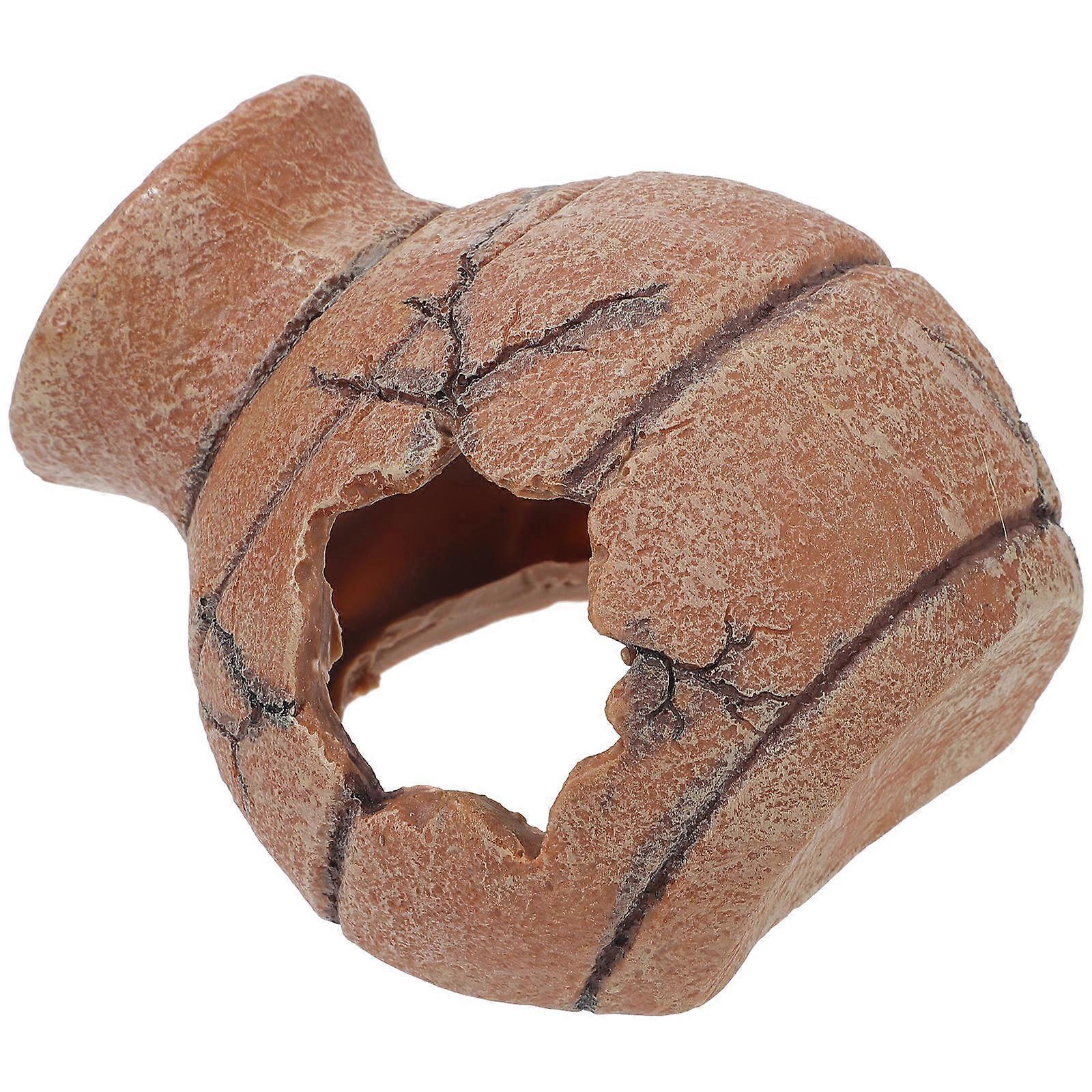 Reptile Cave Hideout Decoration for Turtles, Lizards, and Frogs – Lifelike Critter Shelter for Natural Habitat, Sturdy Shelter for Security and