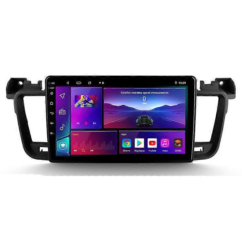 2 Din For Peugeot 508 2011 - 2018 4G WIFI Android Auto Car Radio Player Stereo Car Multimedia Video player GPS Navigation DSP RDS