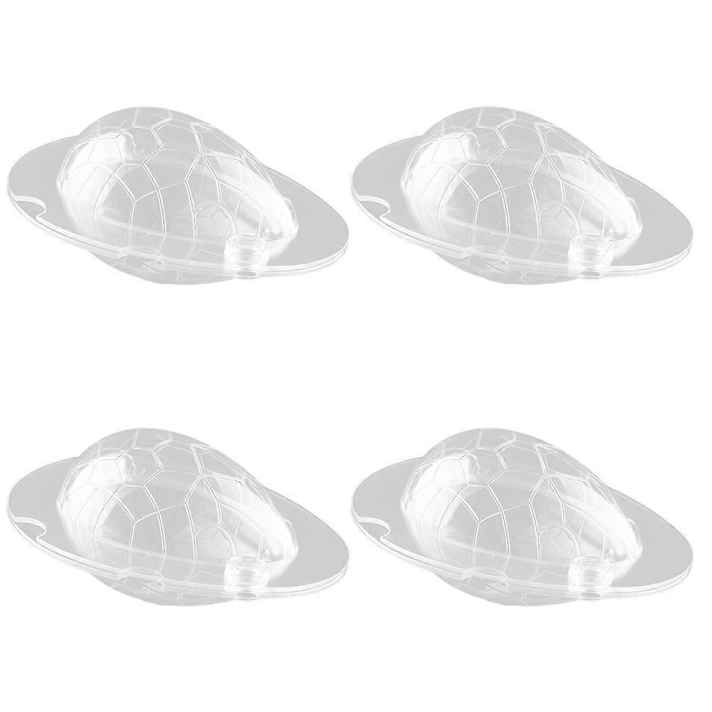 4Pcs Easter Egg Mold for DIY Grained Dinosaur Egg Maker Suitable for Chocolate or Cake
