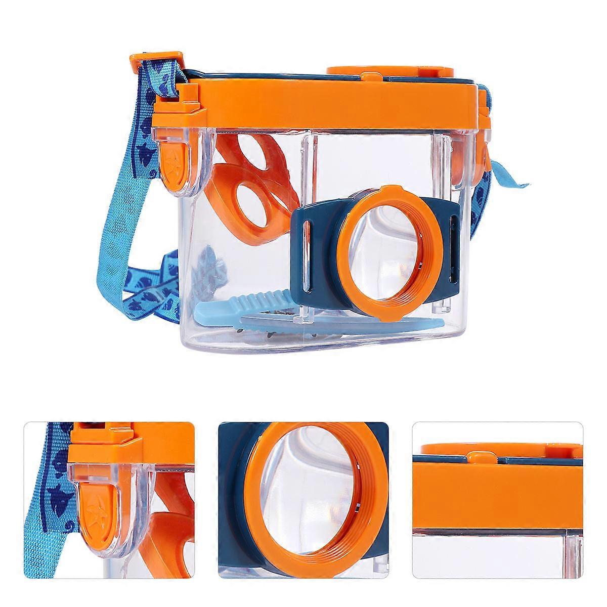Insect Viewer Magnifier Box Educational Tool for Safe Lightweight Bug Observation Outdoor Exploration Classroom Teaching
