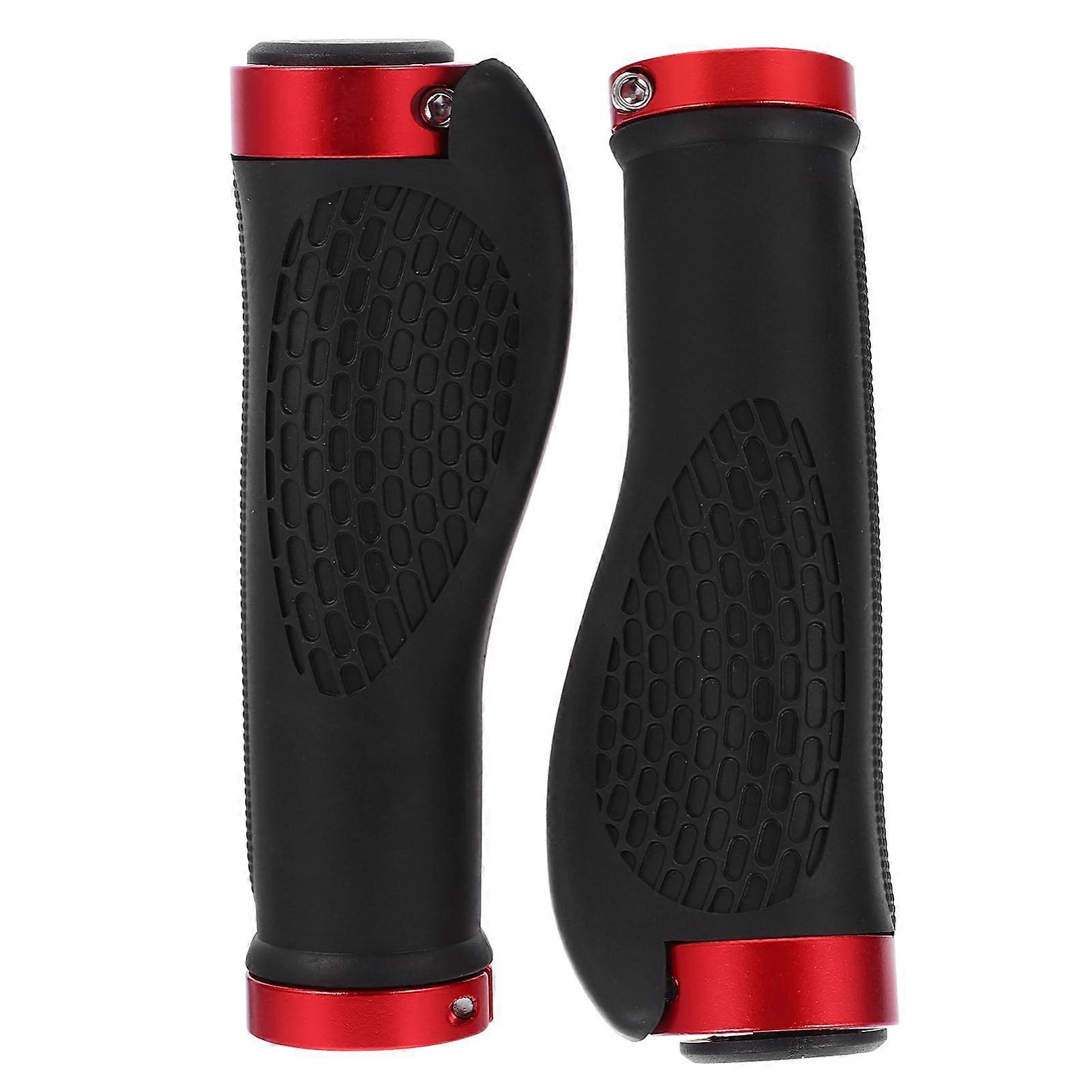 Ergonomic Bicycle Grips Pair For Mountain Bikes Non Slip Handlebar Covers With Shock Absorption And Sweat Absorption