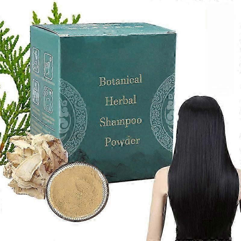 Chinese Herbal Shampoo Powder - Botanical Blend for Healthy Scalp Care, UK Natural Choice
