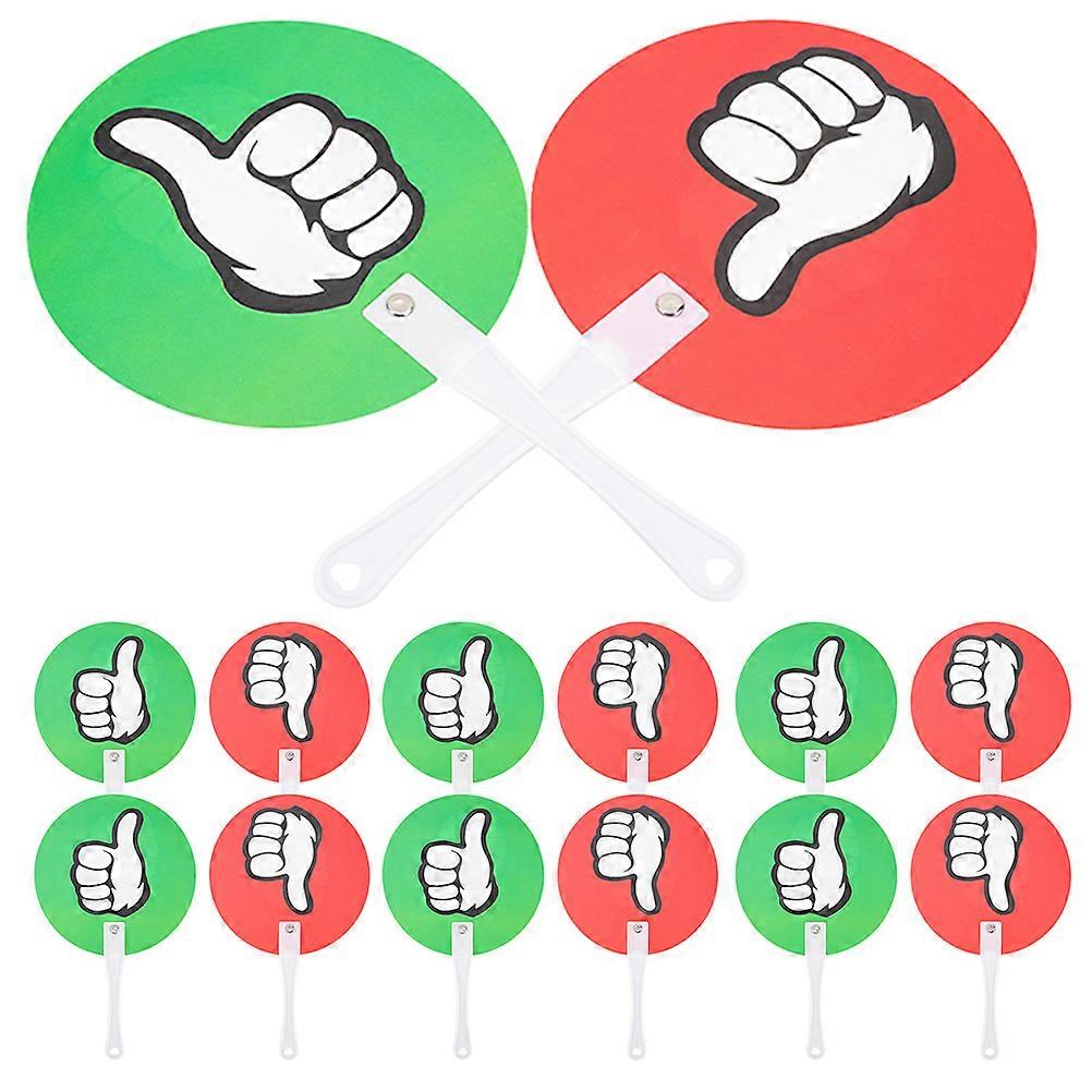 Voting Paddles Classroom Ναι Όχι για Αλληλεπίδραση Δασκάλου 20Pcs Επαναχρησιμοποιήσιμο Πλαστικό