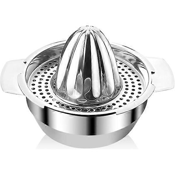 Citrus juicer, 300ml, stainless steel manual citrus juicer, rotating lemon juicer