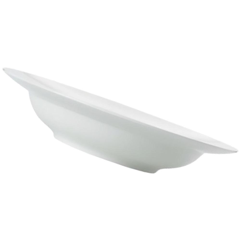 European Style Ceramic Soup Plate Serving Bowl for Pasta, Steak, Fruits, Desserts – Smooth Surface Tableware for Western Dining