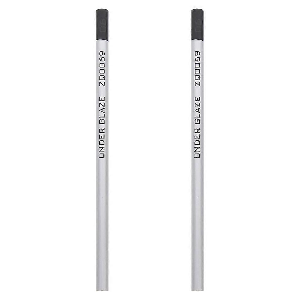 Pottery Glaze Pencils 2Set Designed For Professional Artists In Pottery Detailing And Ceramic Art Projects Versatile Multi Color Accessories