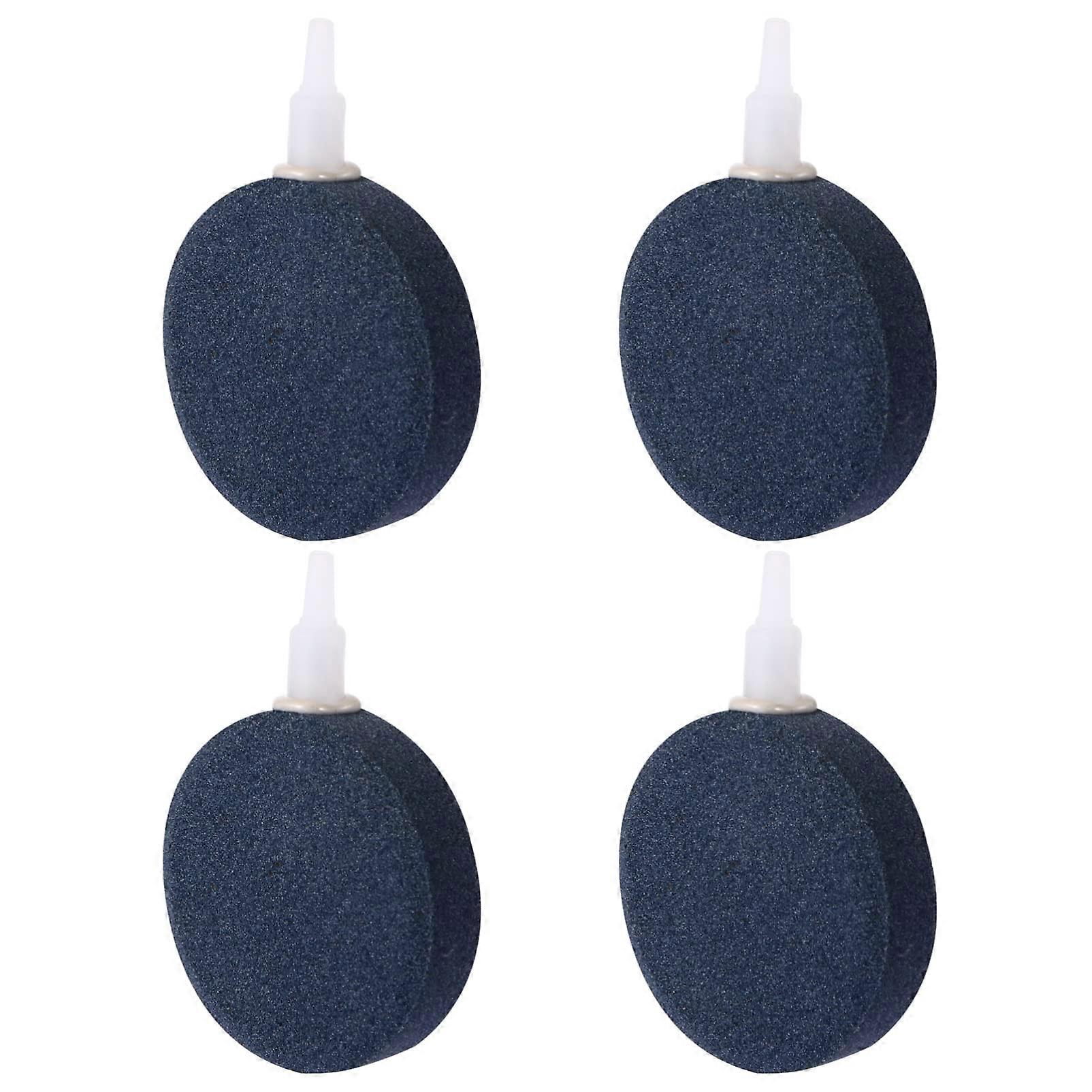 4pcs Aquarium Air Stone Discs for Fish Tank Aeration, Durable High Temperature Resistant Oxygen Stones for Scale Breeding
