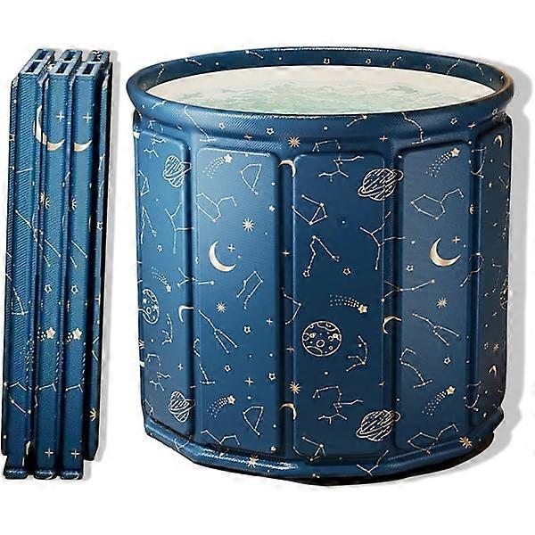 حوض استحمام قابل للطي للبالغين ، حوض استحمام جليدي محمول ، 70x70x65 سم