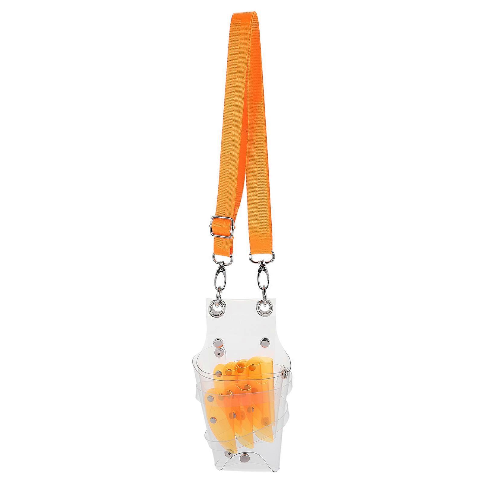 Barber Scissors Bag Waist Pack Transparency PVC Hair Scissors Bag for Storage