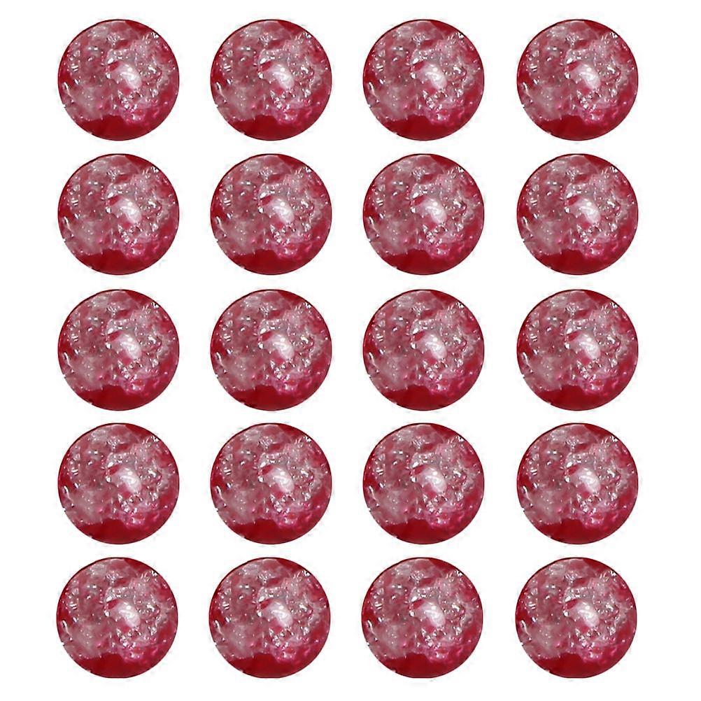 Red Glass Beads for DIY Crafting Creative Jewelry Making Accessories Ideal for Necklaces and Bracelets 6mm 65 Count