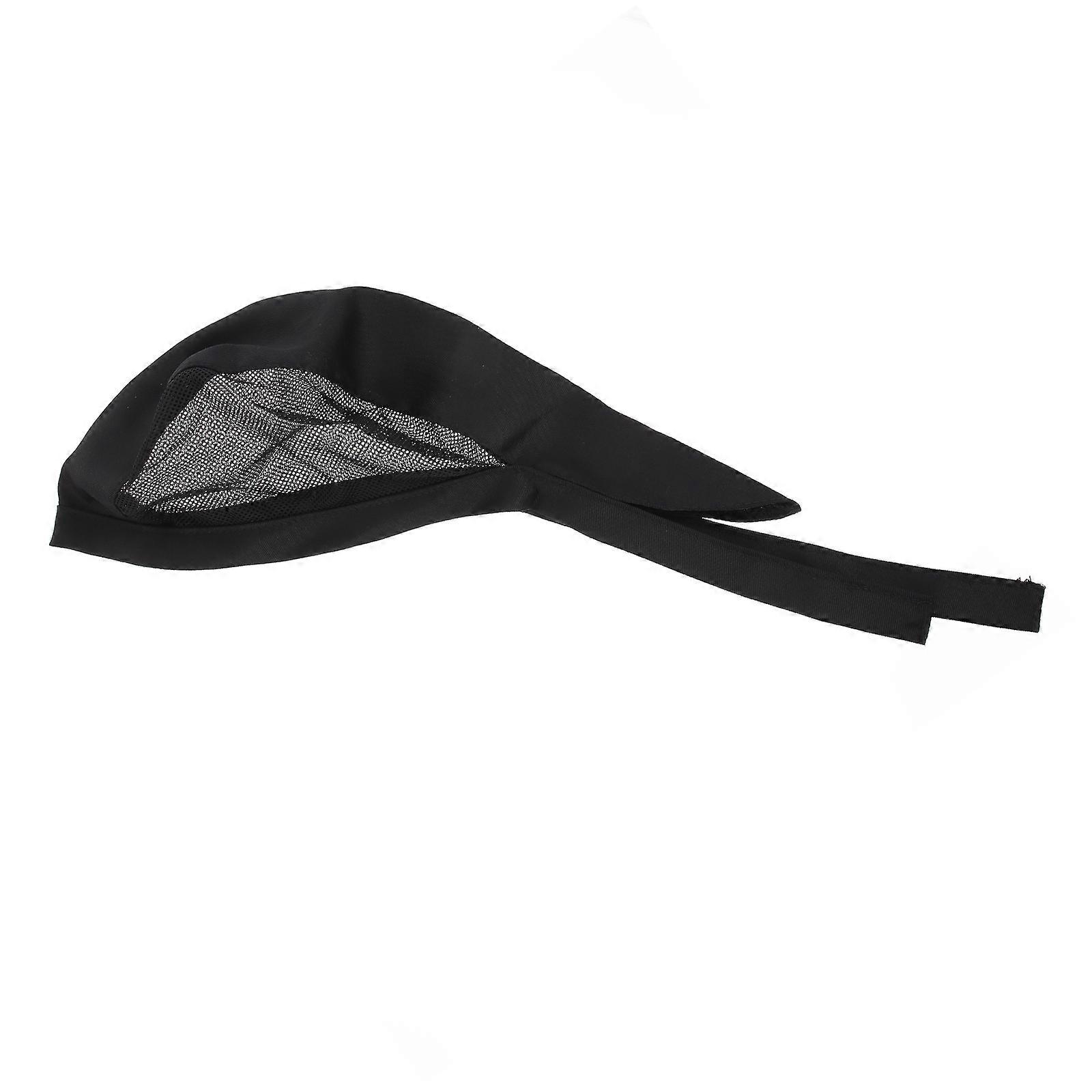 Kadınlar İçin Yemek Şapkası Mutfak Çalışma Şapkası Siyah 27x18x0.1 CM Saç Yönetimi Temizlemesi Kolay 1 Adet