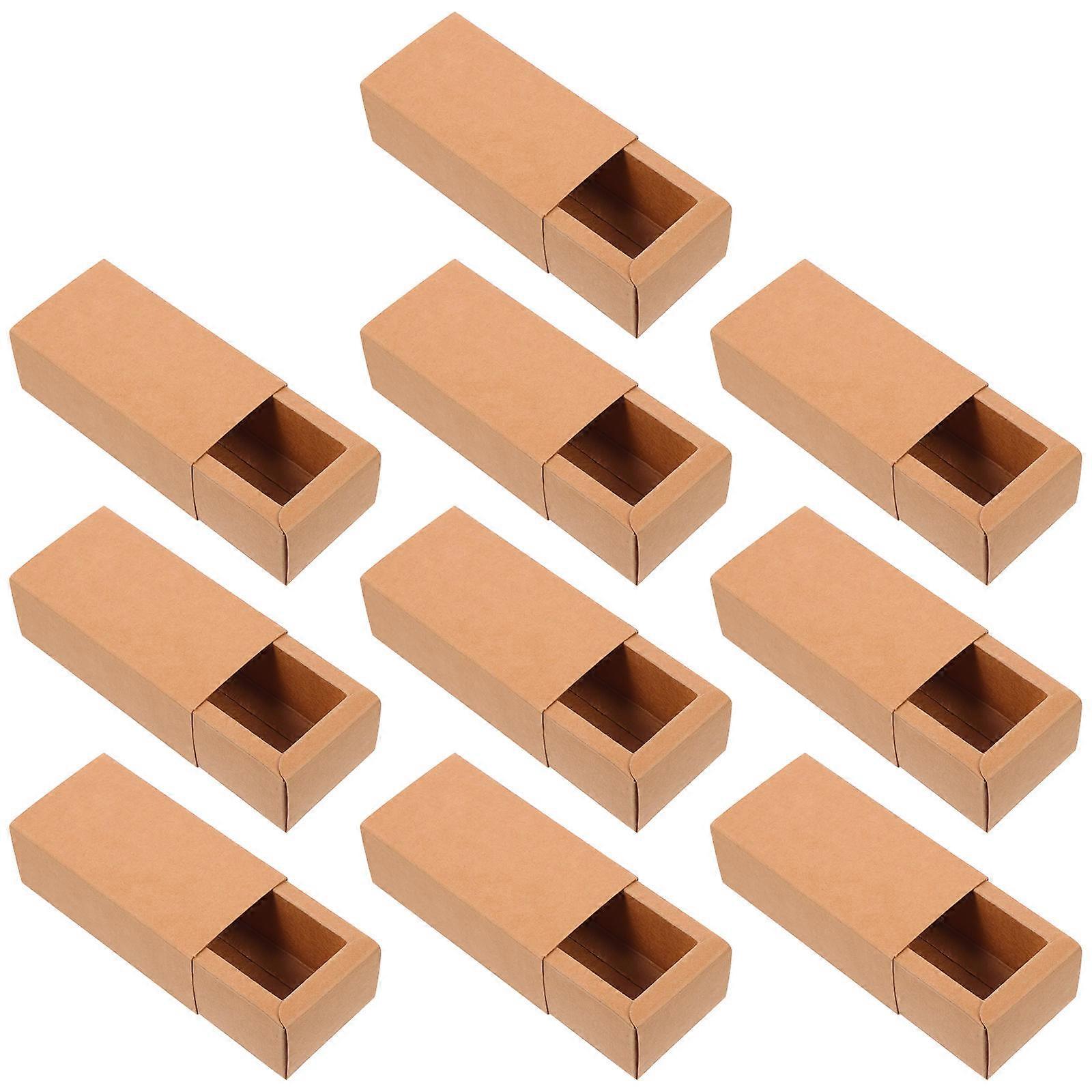 Rectangular Lipstick Packing Box 10Pcs Cosmetic Containers Designed For Gift Wrapping With Simple Appearance