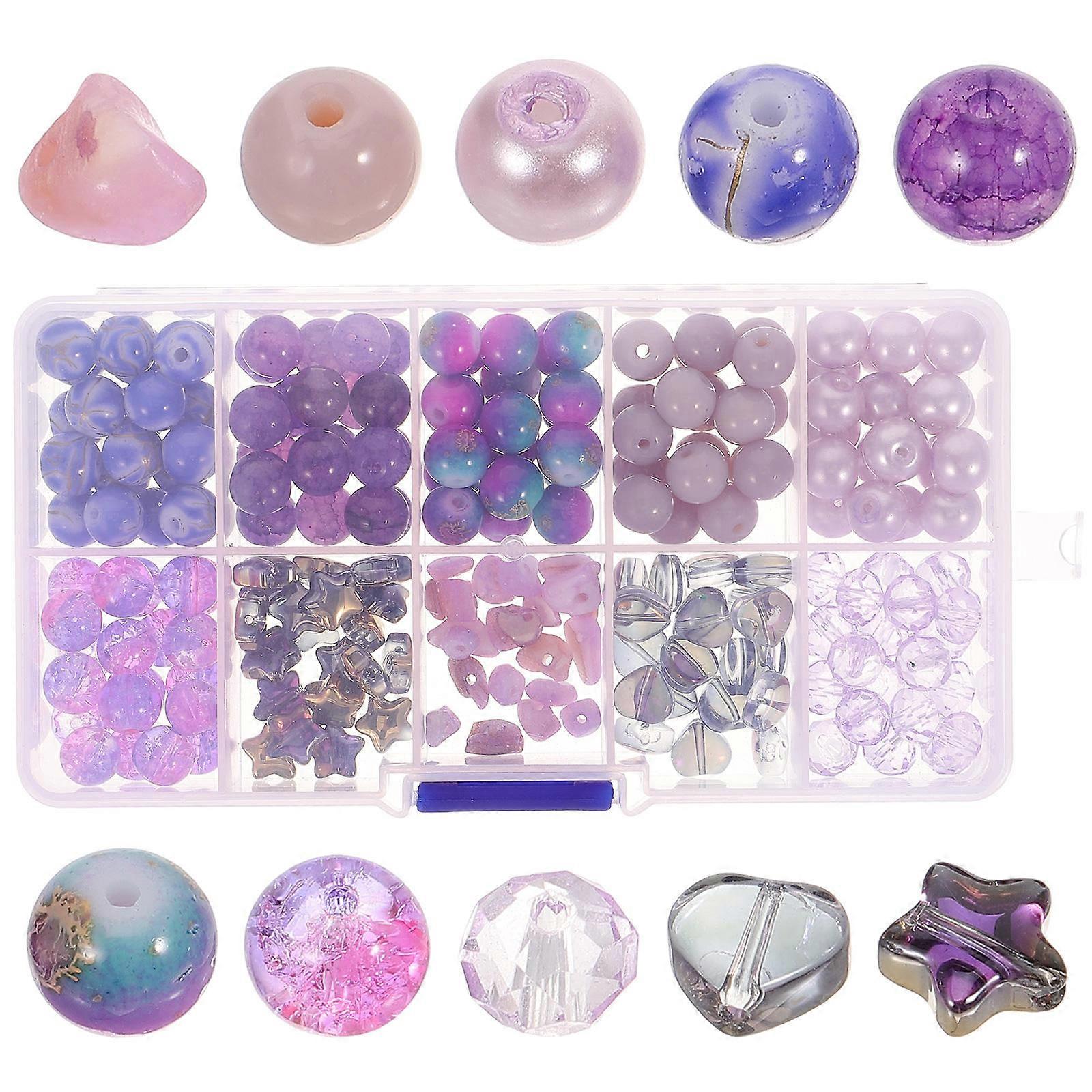 Assorted Glass Spacer Beads for DIY Crafts – Multi Color Beads for Jewelry Making, Bracelets, Earrings & Handmade Projects