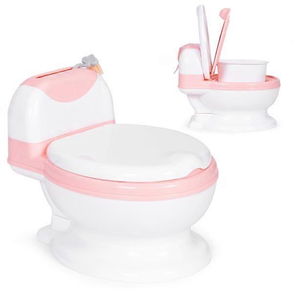 Toilet potty with removable insert with brush for children ECOTOYS