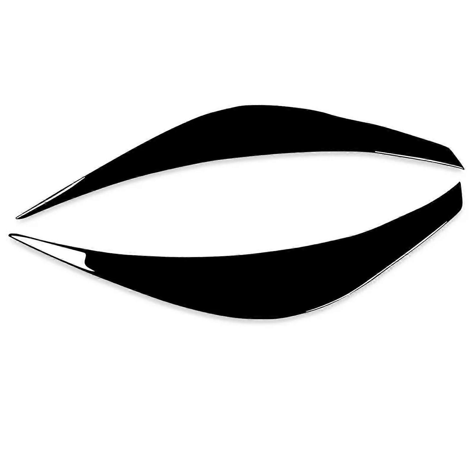 For Hyundai, for Veloster 2011–2017, glossy black, car front headlights, eyebrows, eyelids, cover, sticker, trim, ABS.