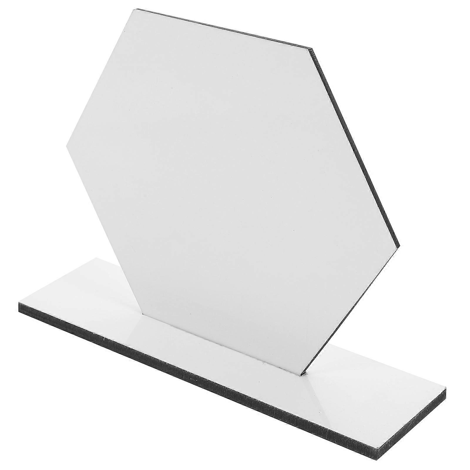 Wooden Blank Photo Frame for DIY Display White Color Sublimation Picture Frame 6 Inches