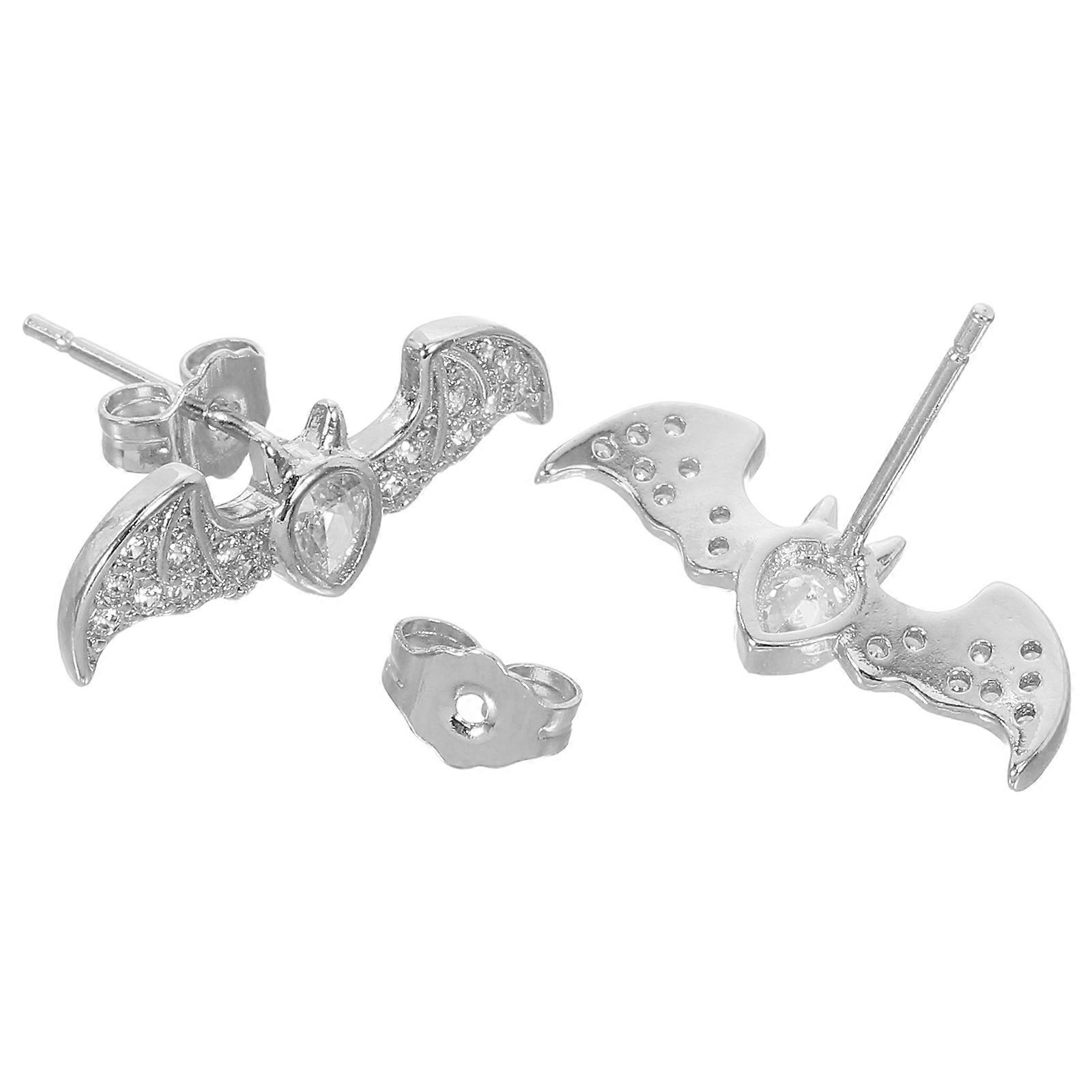 Elegant Bat Theme Stud Earrings, Ideal for and Year-Round Use