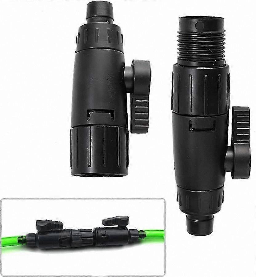 Quick Release Connector Adapter for Aquarium Hose (12mm to 16mm)