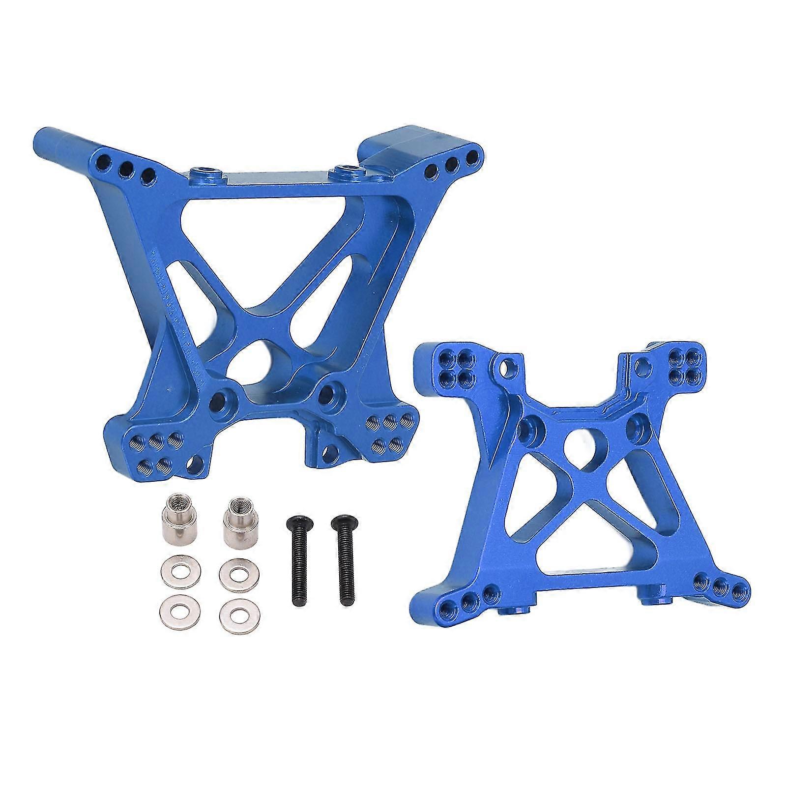RC Shock Tower Aluminum Alloy High Strength Front Rear Shock Tower Board for TRAXXAS SLASH 1/10 Remote Control Car Blue 2025