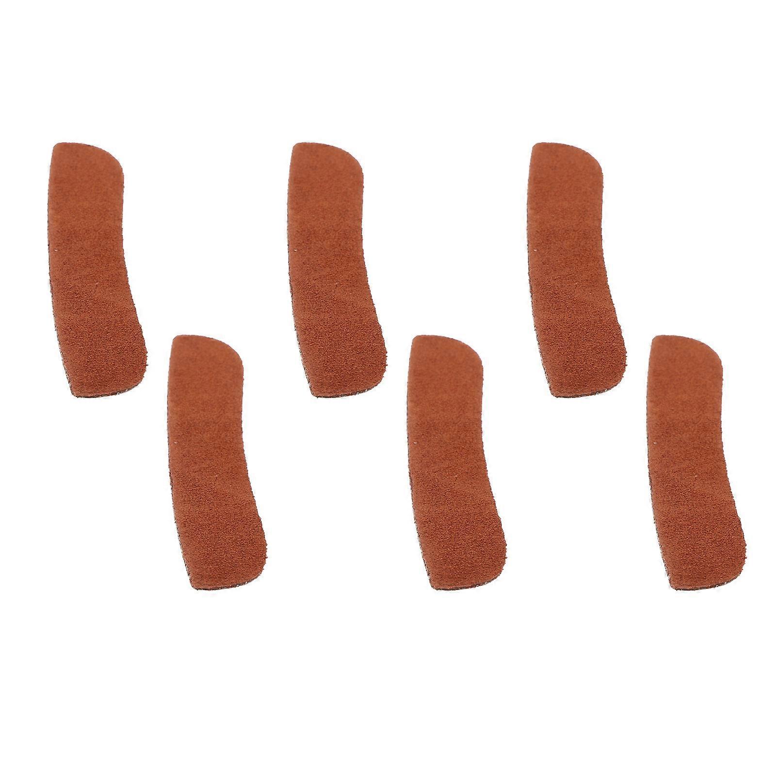 6pcs Creative Wear-resistant Cattlehide Crash-proof Angle Protectors for Erhu