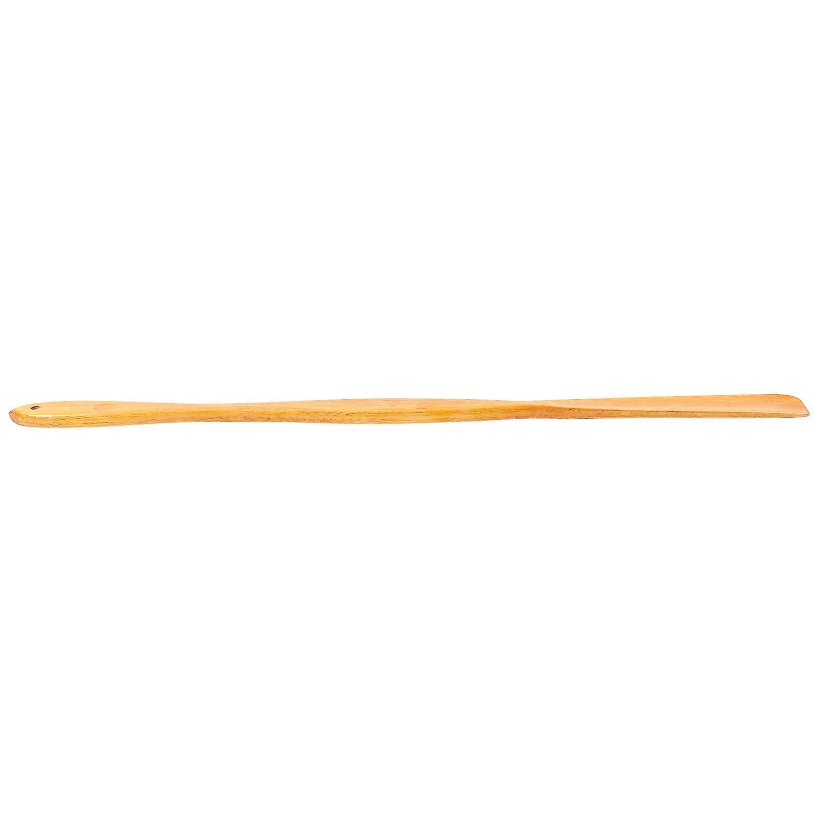 Khaki Long Handle Travel Shoe Horn Suitable For Men Women With Ergonomic Design 1Set