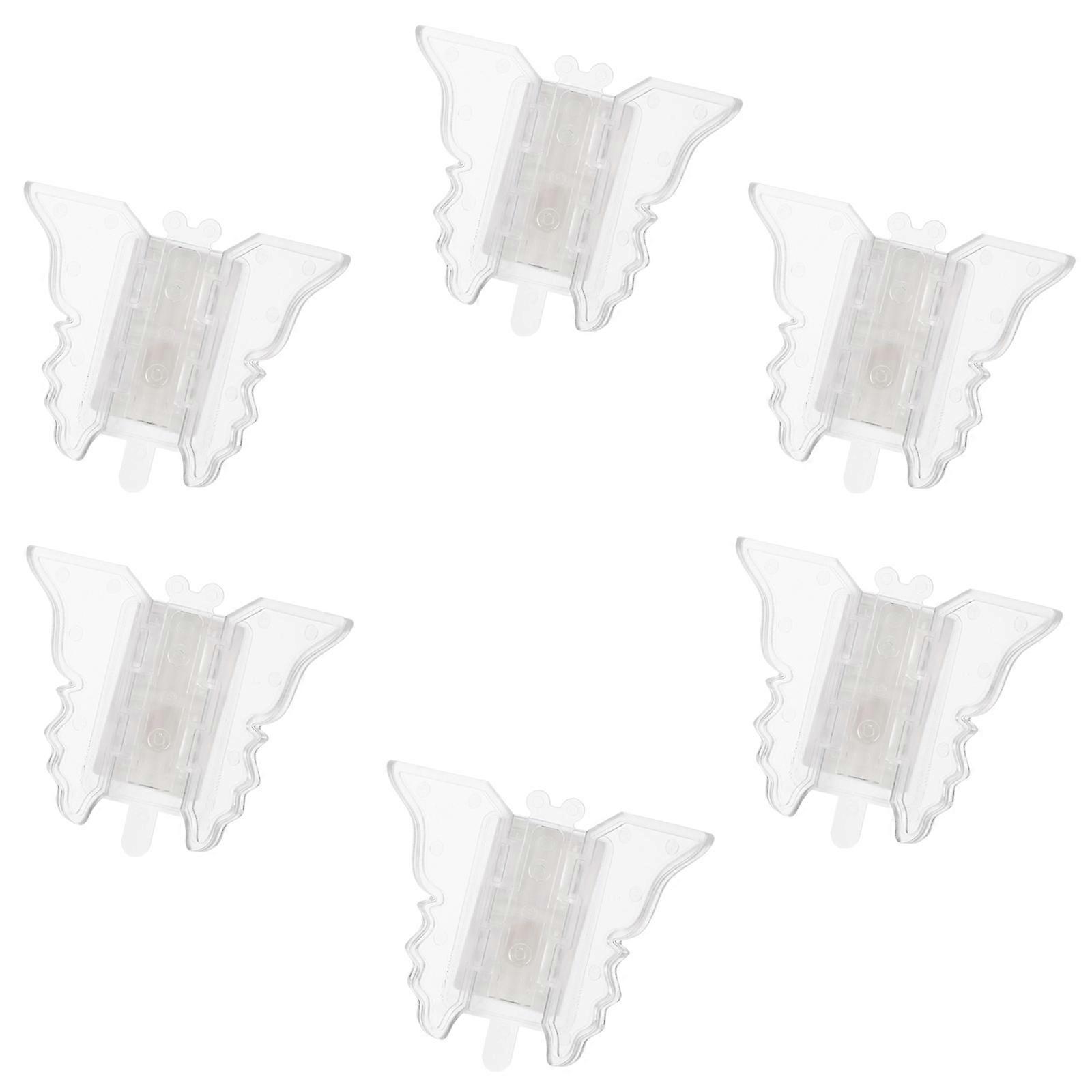6pcs Sliding Door Lock Window Security Lock Child Proof Safety Stopper Lock
