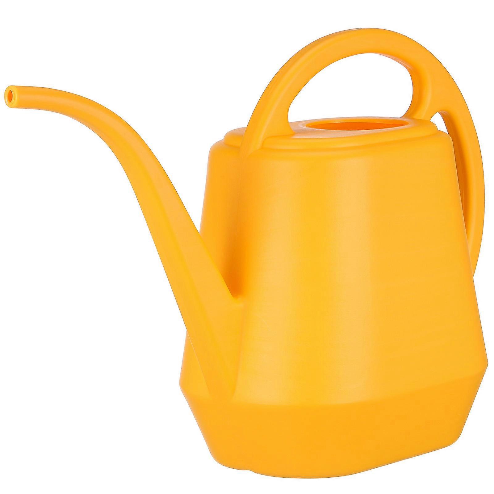 Stylish Orange Watering Can with Handle for Home Gardening – Durable and Convenient Sprinkling Planter for Plants