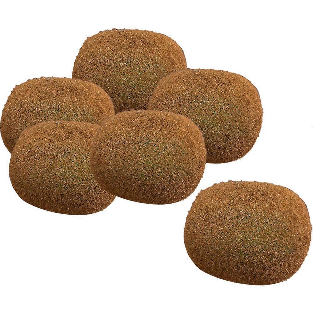 Simulated Kiwifruit Foam Fruit Model for Decor 6Pcs Artificial Lifelike Props