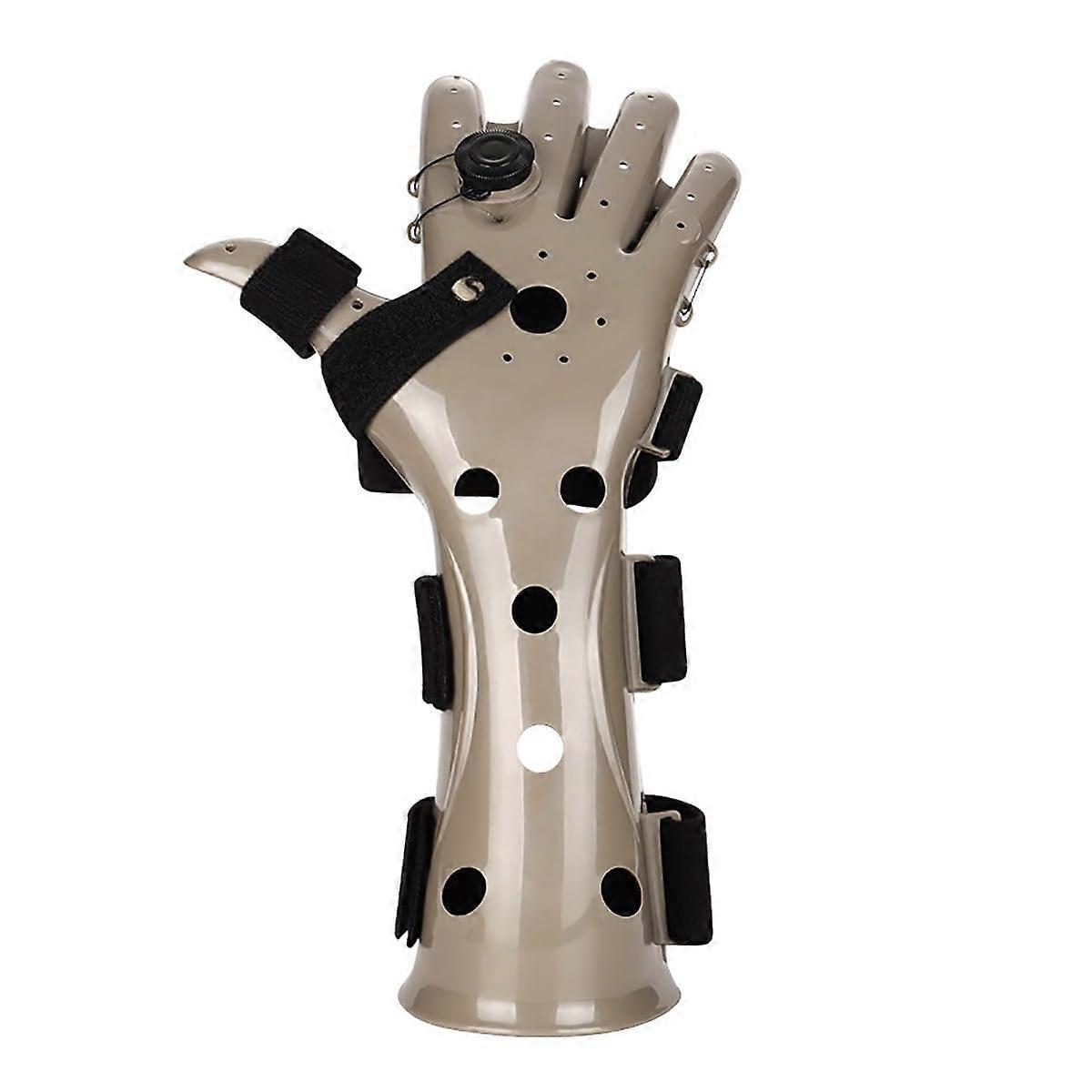 Wrist Point Finger Orthotic Splint Adjustable for Bend Contracture, Support and Pain Relief Left