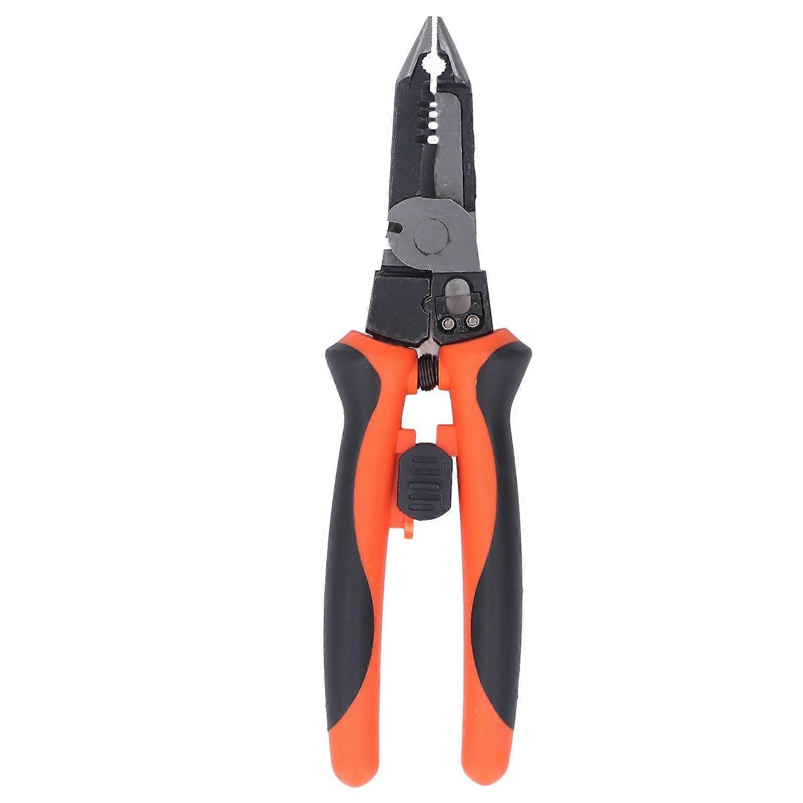7-in-1 Wire Stripping Tool, Multi-Purpose Electric Crimping Tool for Stripping, Cutting, Crimping & Splitting Wires
