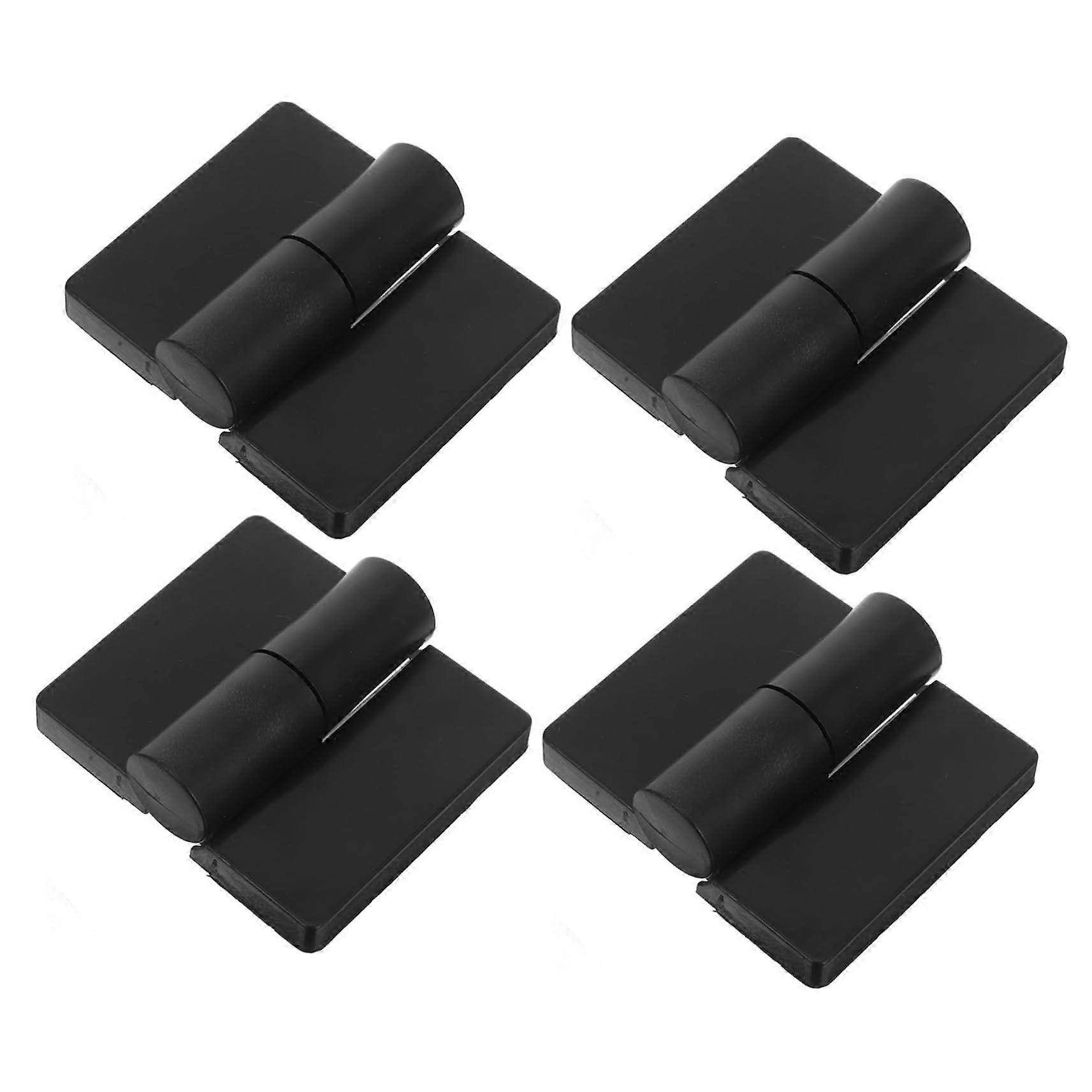High-Performance Plastic Hinges Set of 4 for Dividers Easy Install Durable Heavy-Duty for Toilet and Shower Doors