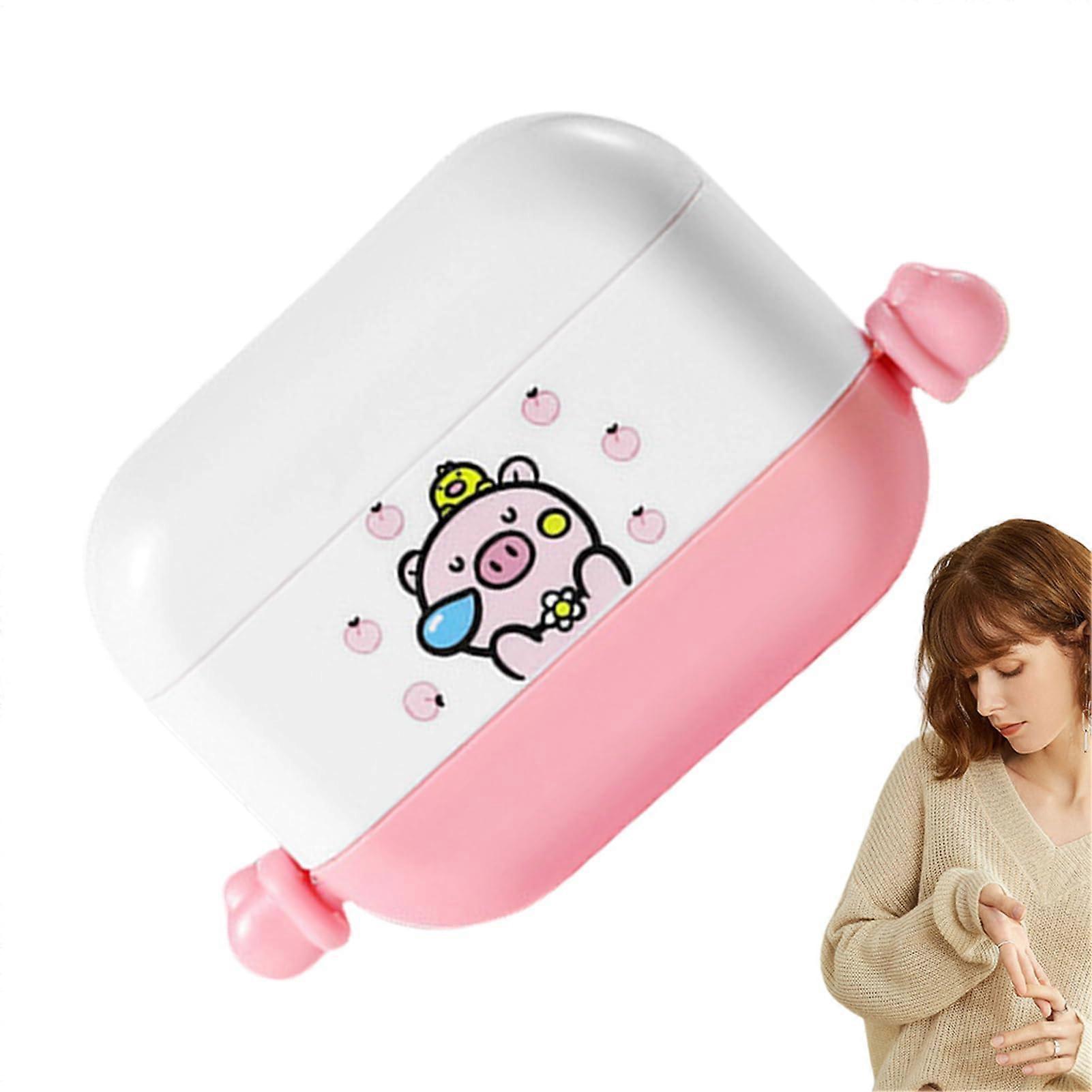 Sticky Rollers for Pet Hair, Reusable Portable Lint Roller for Cleaning Pink