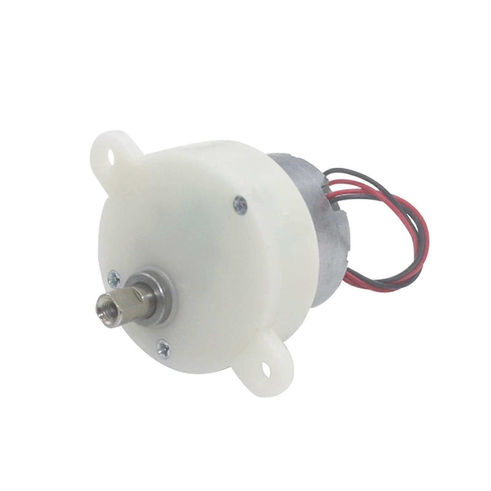 DC DIY Electronic Starter, 3V/6V Micro Gear Reduction, 32mm Low Speed Motor, 5-6 RPM Excentric Gear Drive