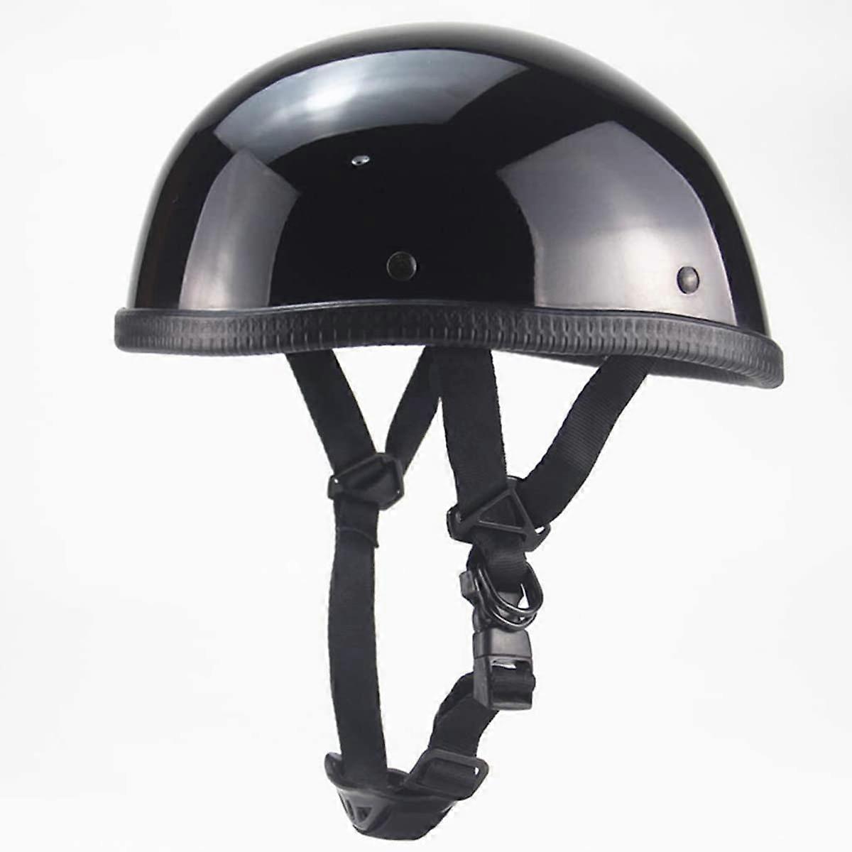 Retro Scooter Helmet - Breathable ECE Certified Moped Helmet for Men and Women - Urban Style, Adjustable Size, Lightweight Design