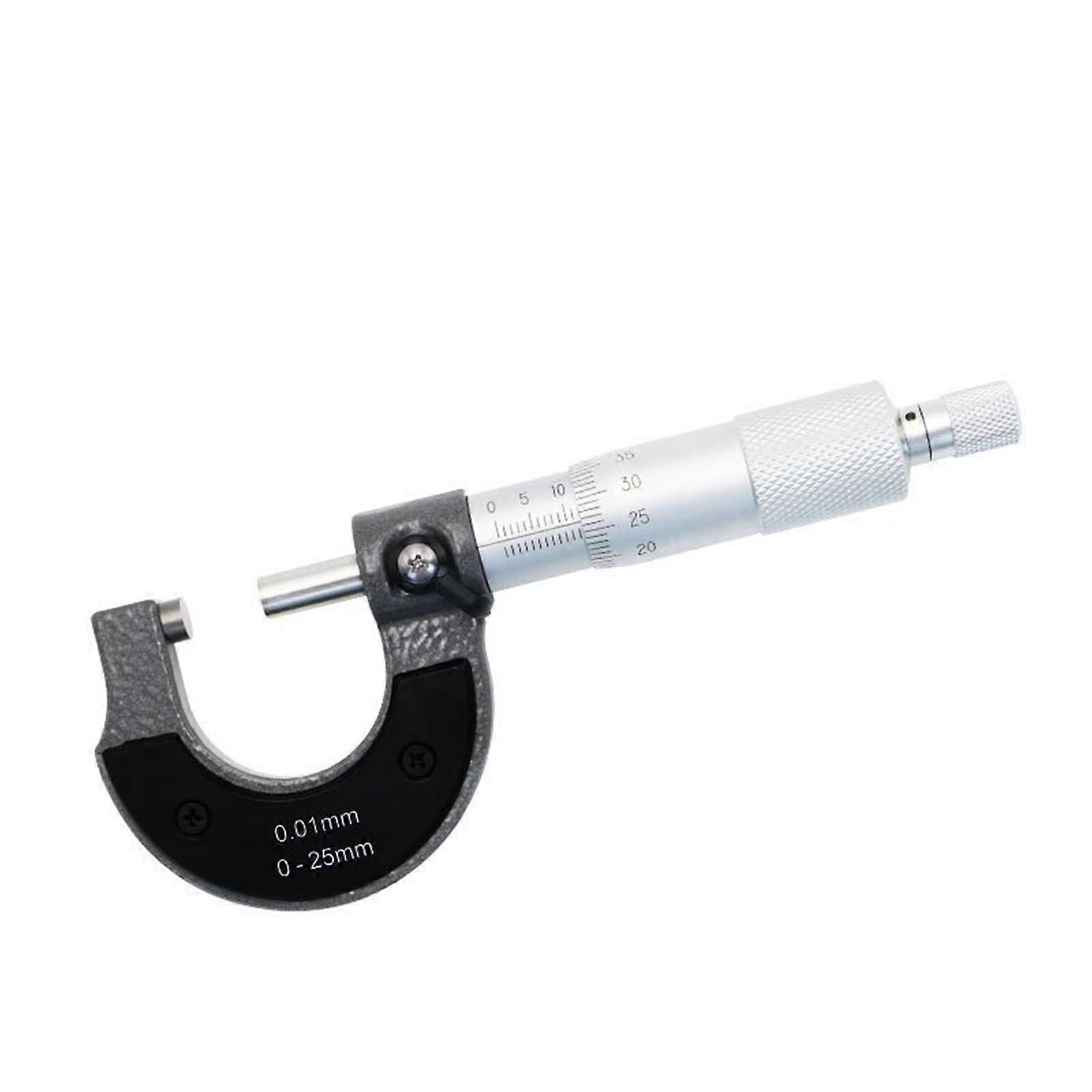 Outside Micrometer Precise Gauge Micrometer 025mm 0.01mm Outside Metric Caliper Measurement Micrometer Tool 63