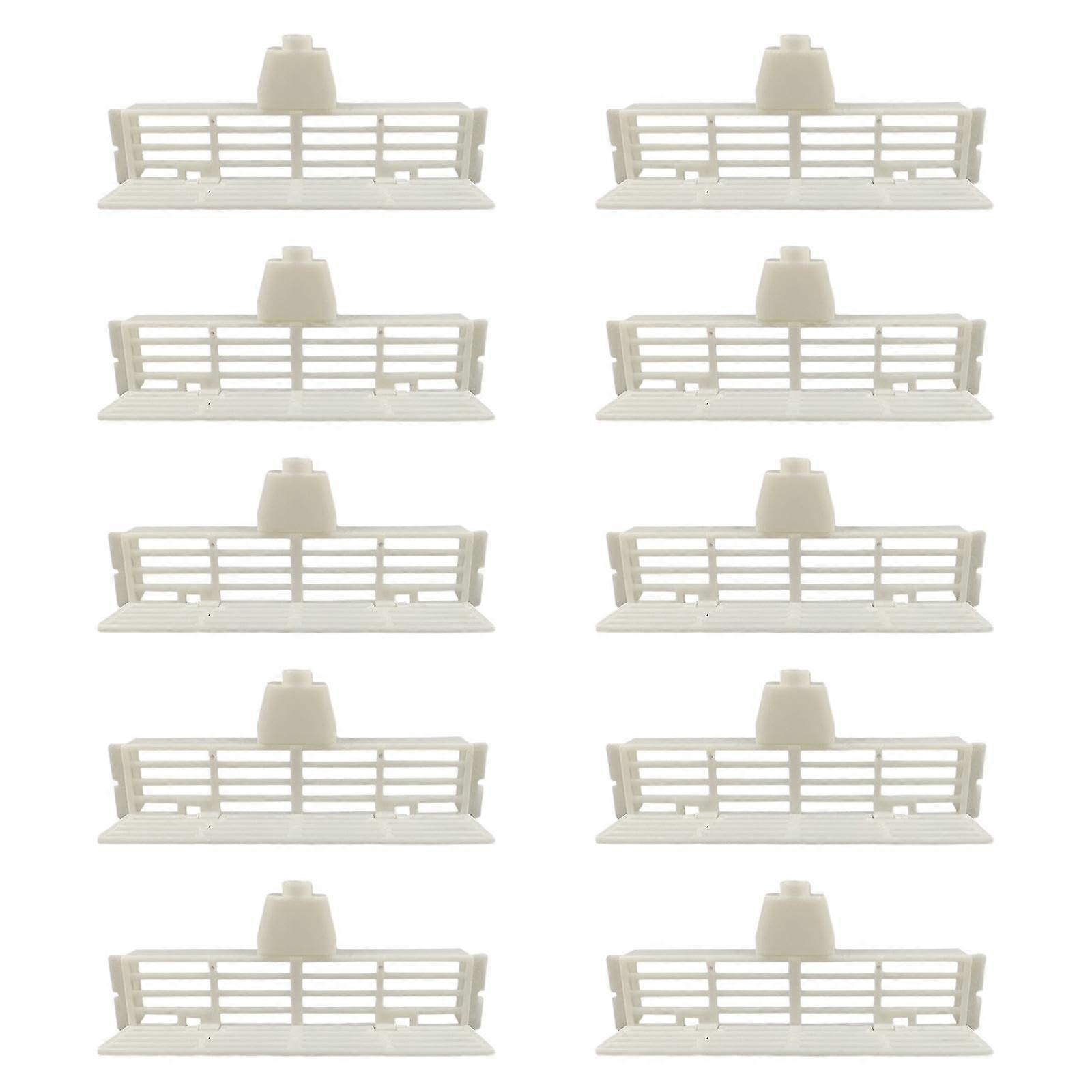 Bee Cage Set - 10 Lightweight Bee Entrance Feeder Lids for Beehive Honey Extractor, Easy to Use for Efficient Bee Escape