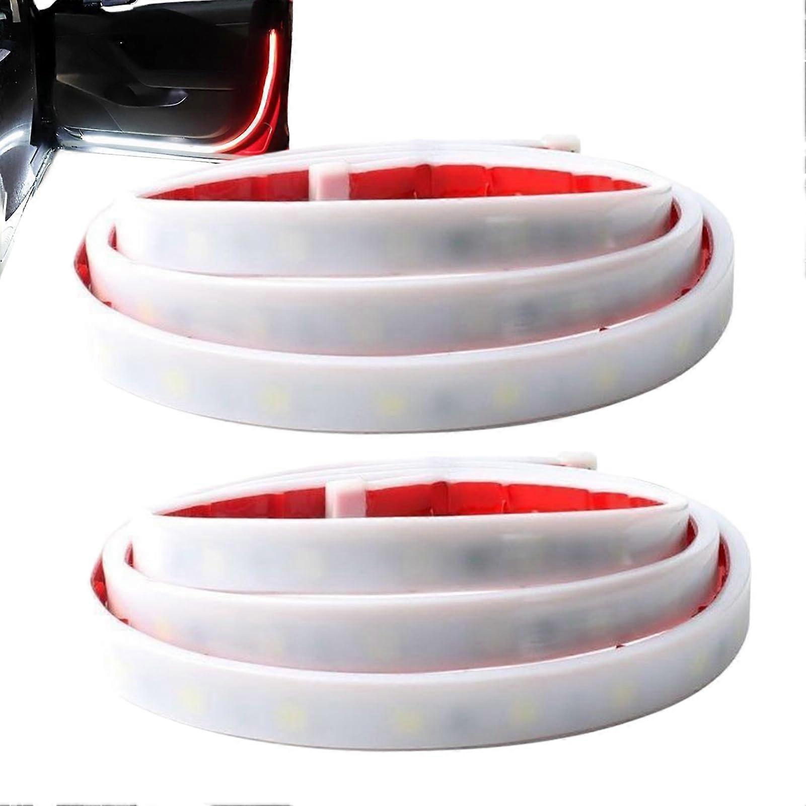 Car LED Light Strips, Warning Lights for Opening Doors, Modified Ambient Lighting for RVs, Hoods, Motorcycles, and Trunks