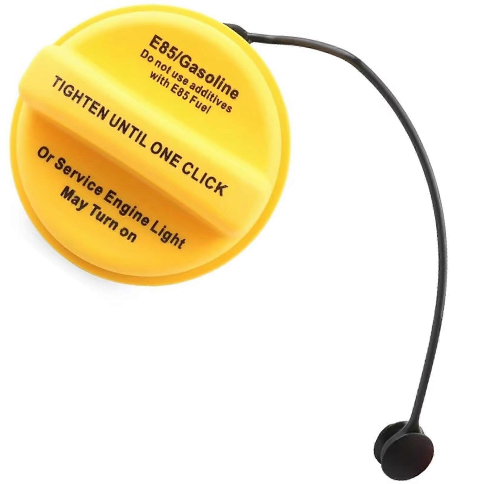 Yellow Fuel Gas Tank Filler Cap Cover For Cadillac Escalade, Chevy Express, Silverado, GMC Savana, Yukon 22921366