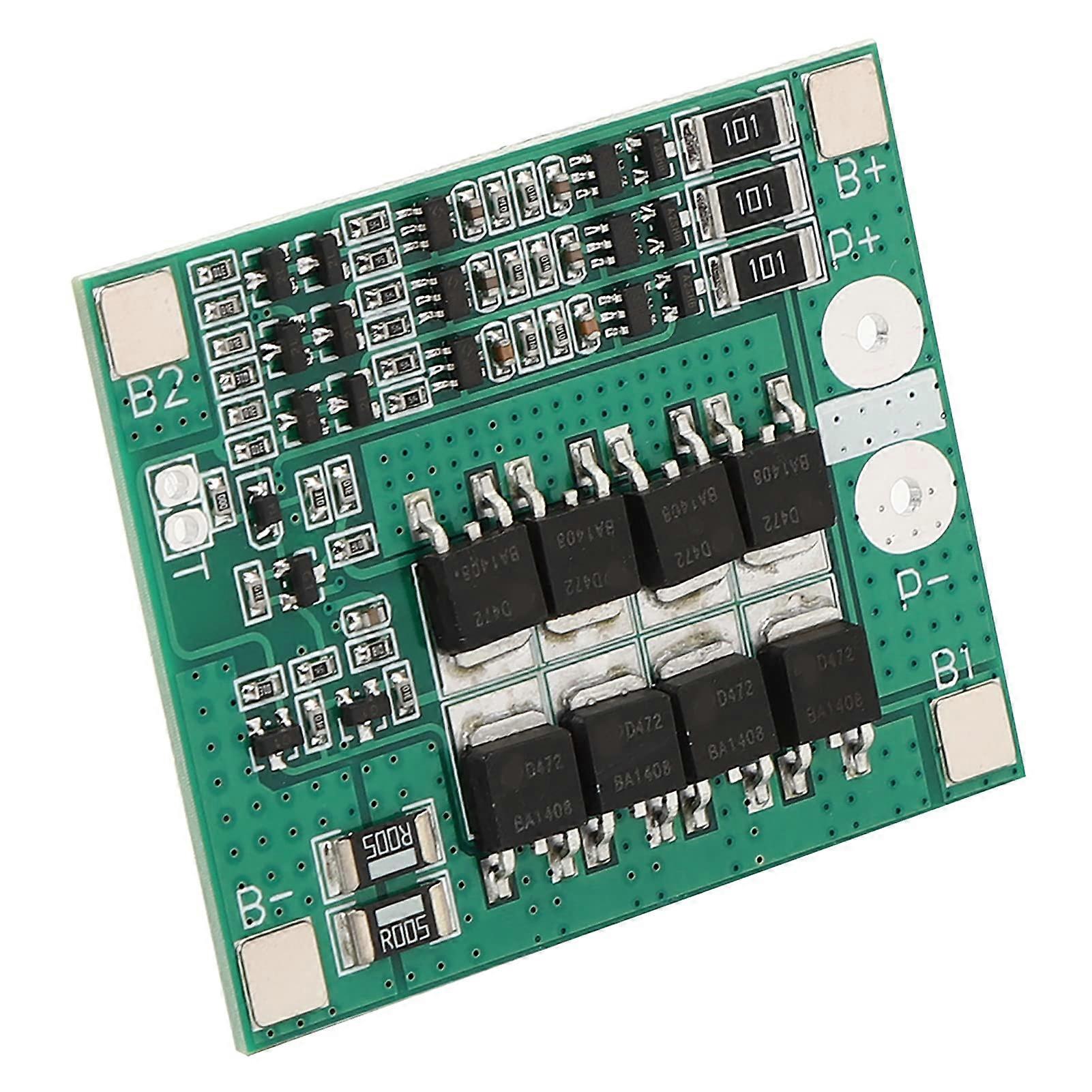 3S, 12V 40A Lithium Battery Board PCB Board With Balance Charging For Ternary, Manganate, Cobalt Cells