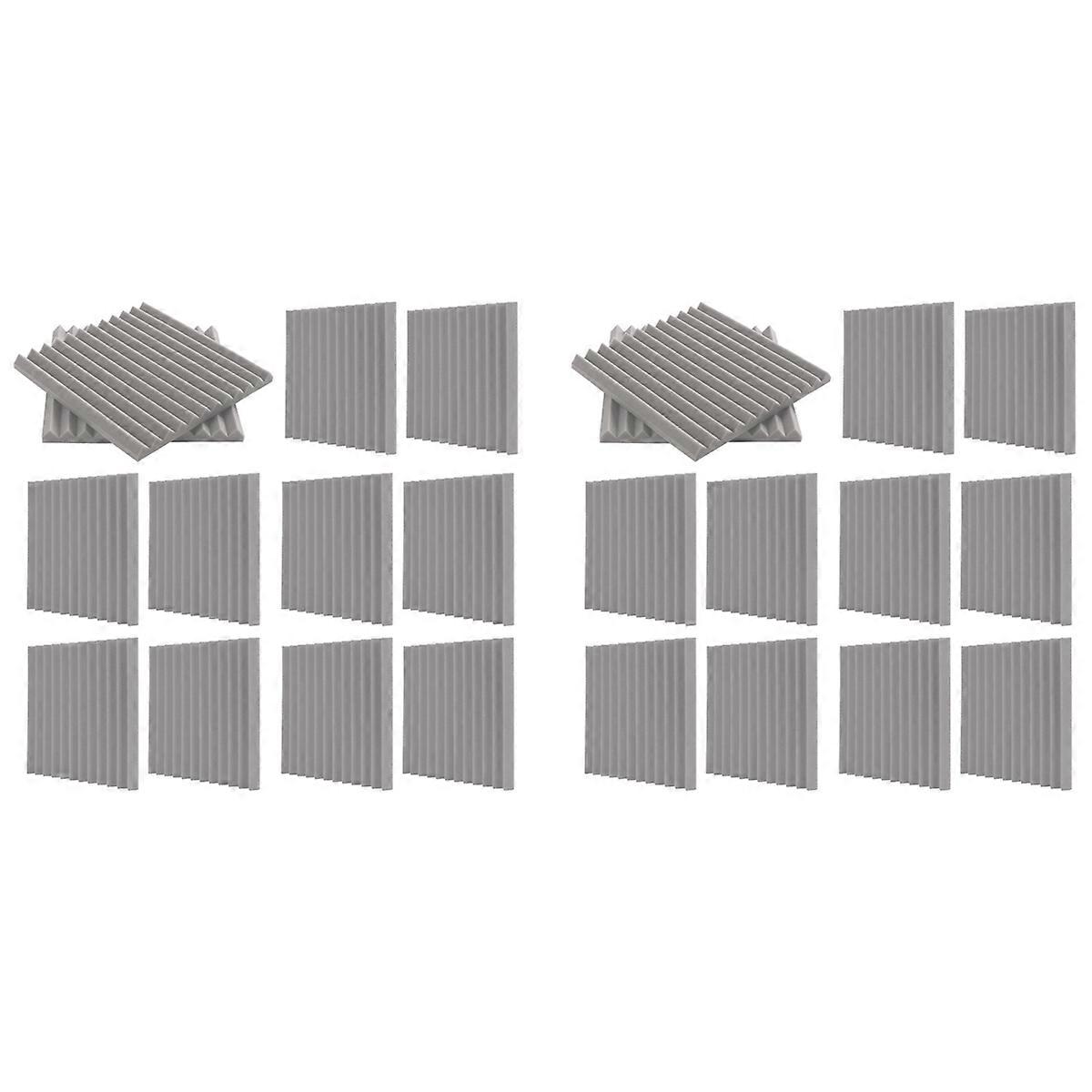12 Pack Self-Adhesive Acoustic Panels, Sound Proof Foam Panels, High Density Soundproofing Wall Pane